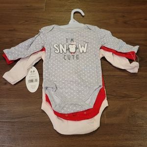 Christmas Onesie Baby Set